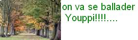 on attend une amie, pour aller se ballader un peu,  J'AIME...