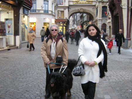 une après midi à Rouen, avec les 2 filles , pas triste...mais épuisante..