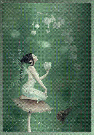 que ces perles de rosée, et ce muguet vous apportent, le bonheur.