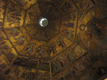 plafond du Baptistère de Florence.