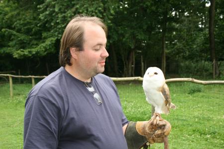Albé et une chouette hulotte