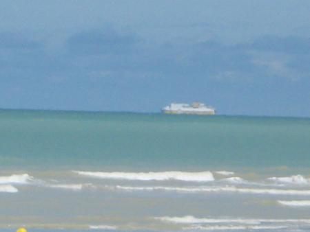 Ferry pour l' Angleterre, départ de Dieppe