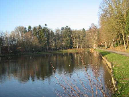 le lac à la même époque l'an dernier...