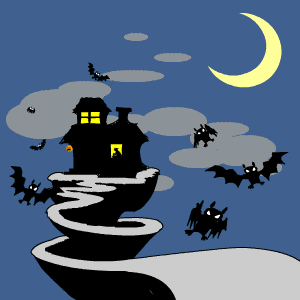 je ne peux sortir de la maison, vous avez vu dehors hou!hou! hou! j'ai peur