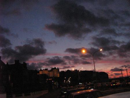 il fait nuit les lumières s'allume au-revoir Dieppe