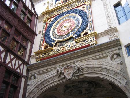 le gros horlorge, à Rouen.